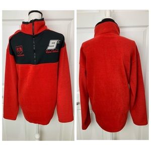 BILL ELLIOTT Red Dodge Fleece Jacket Medium NASCAR